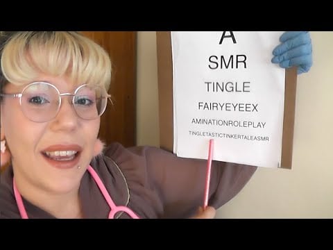 ASMR CRANIAL NERVE EXAMINATION DOCTOR ROLEPLAY