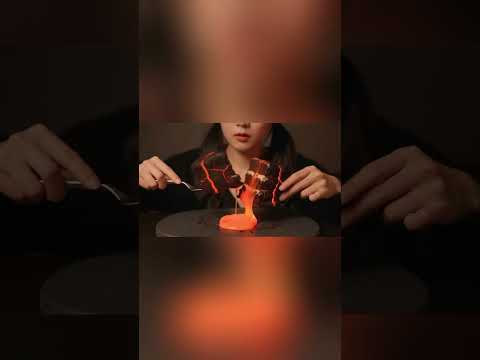 Eating Lava Cake #asmrvideo #eatingsounds #asmrsounds