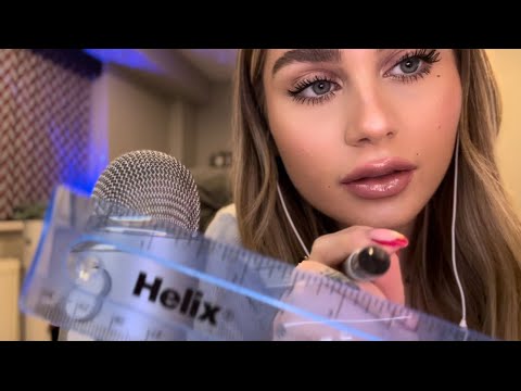 ASMR | FISHBOWL MEASURING EFFECT 🐠  (INAUDIBLE WHISPERING)