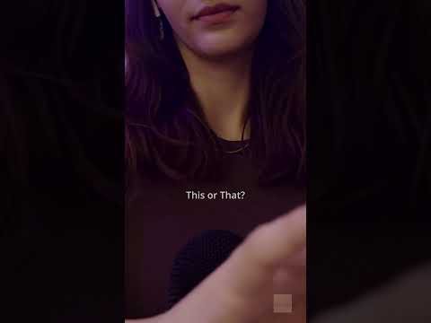 ASMR This or That: Mouth Sounds Edition 👄✨ #asmr #mouthsounds