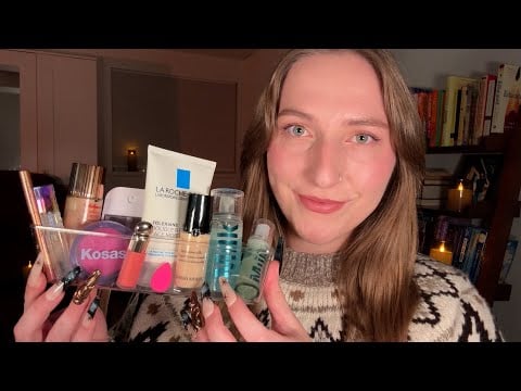 ASMR Sephora Haul 💄 Tapping & Scratching with XL Nails ✨ Makeup, Skincare, Nails
