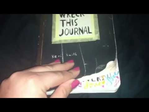 "Wreck this journal" part 2 (ASMR soft spoken) Request!