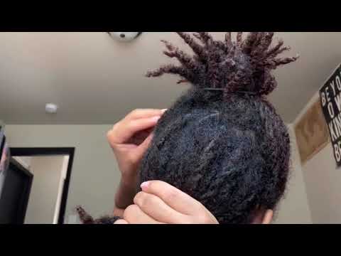 ASMR Counting My Locs (Whispers)