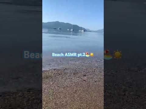 ASMR at the beach in Turkey🌊 #asmr #beach #aestheic #asmrvideo #shortvideo #short #shorts