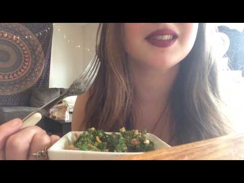 Soft Spoken *ASMR* Salad Prep & Mukbang!