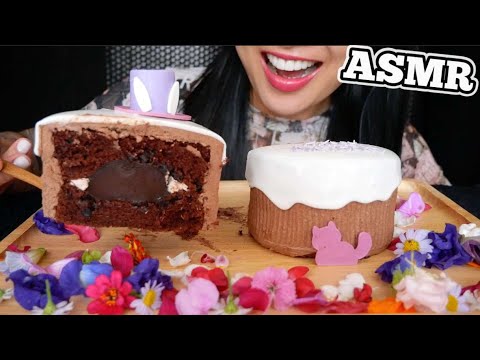 ASMR CUTE CHOCOLATE CAKE (EATING SOUNDS) NO TALKING | SAS-ASMR