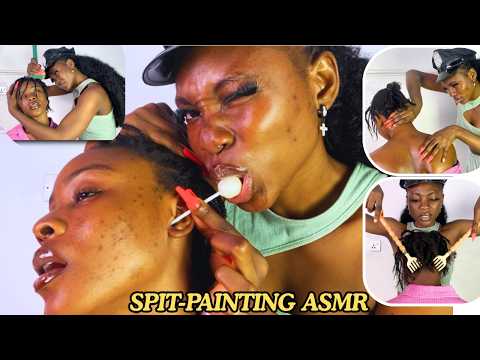 ASMR EAR MASSAGE SCALP SCRATCHING AND BODY MASSAGE FOR SLEEP