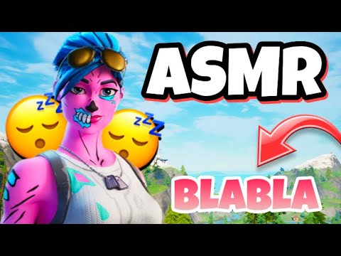 ASMR Français BLABLA et chuchotements proche du micro sur Fortnite 😴😴