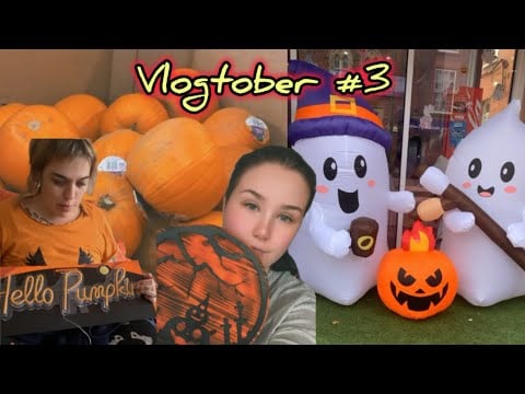Market Day & Spooky Hauls - Vlogtober #3