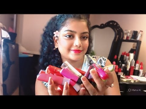 ASMR | Share With You My Lipstick Collection | 💄✨