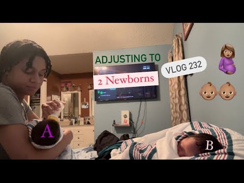 Vlog #232 - PostPartum + First days home with Twins💜