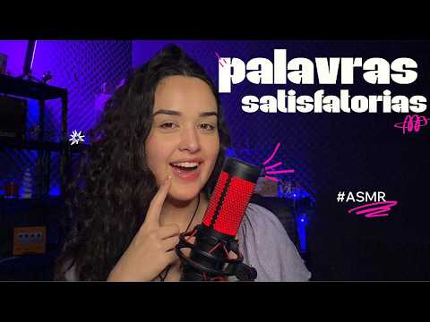 ASMR muitas palavras satisfatórias para te relaxar #2