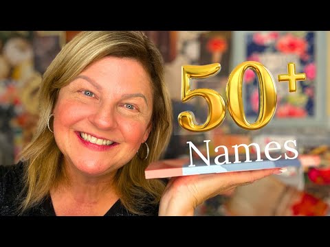 ASMR | Over 50 Wonderful Names Each Featuring SO MANY Tingly Triggers!!!! 🎉🎉🎉😍💗