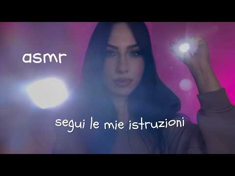 ASMR Segui le Mie Istruzioni Per Dormire 🫰🏻