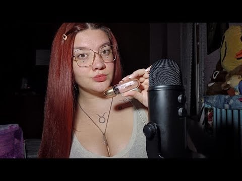 LIPGLOSS SOUNDS, HAIR BRUSHING & HAIR PLAY, VISUAL TRIGGERS 😴💜 | ASMR ITA