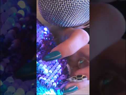 ASMR Reversible Sequins Scratching ❤️ #asmr #shorts