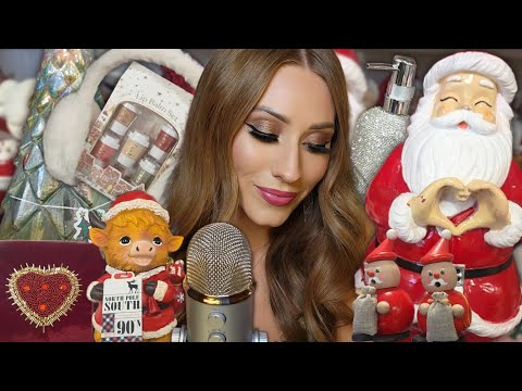 ASMR | Christmas Store Walk-Through 🎄 *HomeGoods* (Whispered voiceover with gum-chewing)