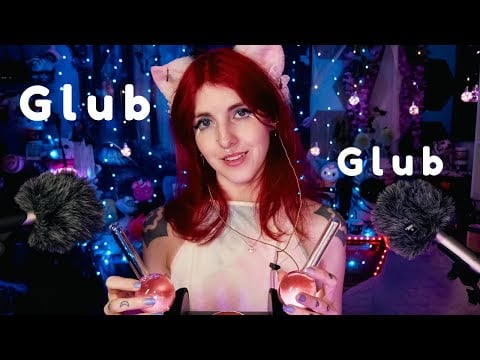Glub Glubs with a side of whispers [minimal talking] Water Globes ASMR 🎧