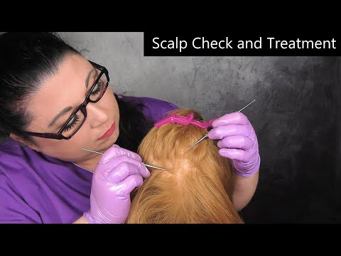 ASMR Scalp Check and Treatment (Lice Check, Scalp Treatment, Scalp Massage) Medical Roleplay