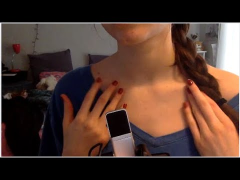 Collarbone tapping, braid scratching, whispers, & more ASMR