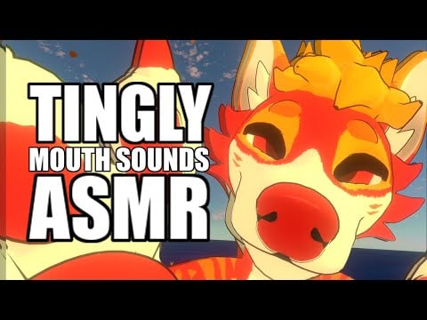 [Furry ASMR] You will 621% relax with these ear eating and mouth sounds 👅