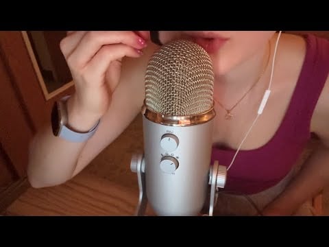ASMR Mic Brushing & Tingly Whispers 🤫