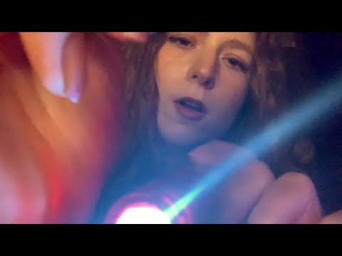 ASMR Reiki | Follow The Light + Face Brushing + Hypnotic Hand Movements and Sounds for Sleep