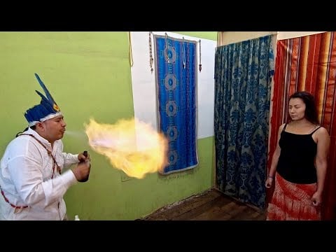 Unintentional ASMR: Ecuadorian Shaman does spiritual & energy cleansing (limpia espiritual) [音フェチ]