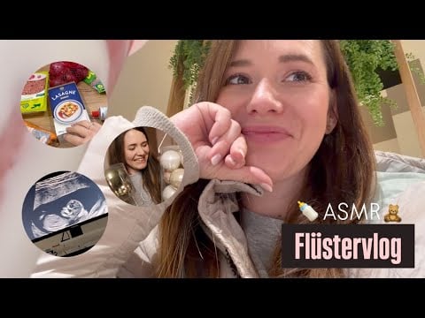 ASMR FLÜSTERFVLOG 🥰 Schwanger & wissen wir schon das Geschlecht? 🍼🤍 Erstsemmesterscreening