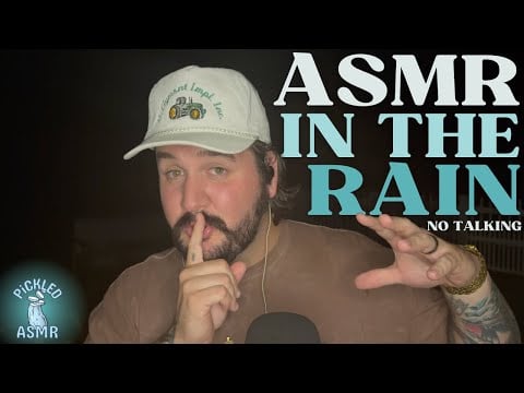 ASMR // ASMR iN THE RAiN (NO TALKiNG)
