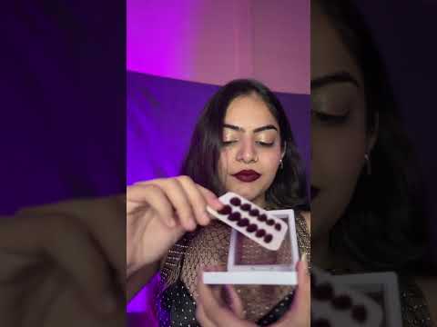 Trying my new Cat eye nails 💅 asmr