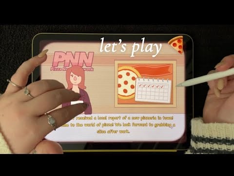 ASMR let’s play Good Pizza, Great Pizza for the first time (tapping, whispers, & ipad clicks) 🍕
