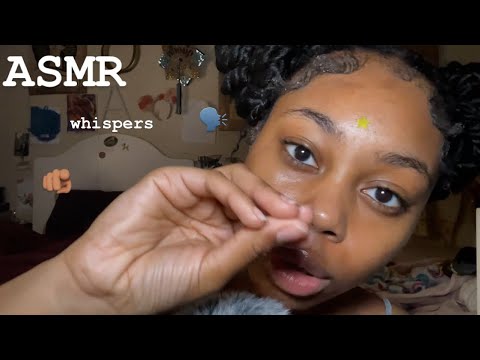 ASMR| Positive Affirmations Whispers ASMR🗣️🥰 + Hand Movements🙌🏽