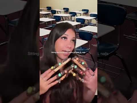 POV: SITTING NEXT TO THE HOT CHEETO GIRL #asmr