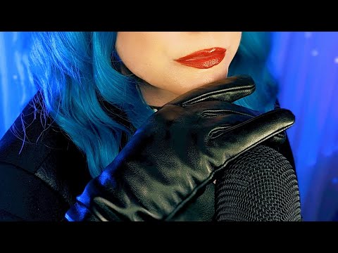 Asmr~🌸Leather mic scratching with inaudible whispers 🌸#asmrinaudiblewhisper #asmrleathergloves