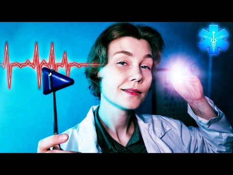 👩‍⚕️АСМР осмотр невролога: полная проверка рефлексов ┃ASMR full cranial nerve exam