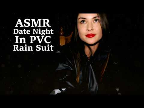 ASMR [PVC Rain Suit Date Night] | Leather Gloves | Wood Wick Candle | One-on-One Attention | PVC
