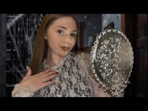 ASMR Roleplay | Friendly Ghost Does Your Makeup 👻💜🪞