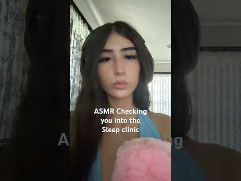 ASMR checking you into the clinic role play #asmrsounds #asmrshorts