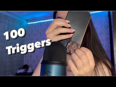 Asmr 100 triggers in 1 minute 💗