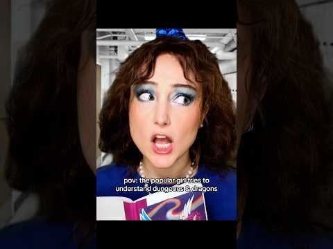 pov: the popular girl tries to understand dungeons & dragons #asmr #strangerthings