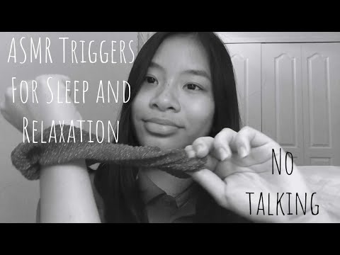 ASMR Triggers for Sleep and Relaxation - No Talking