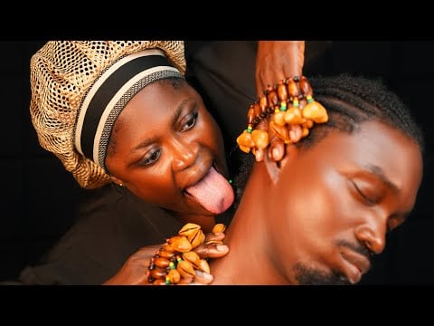ASMR ✨no gum fake spit paint compilation,intense head massage,scalp scratching, beard nitpicking,