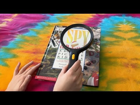 ASMR Relaxing ispy book (whispered)