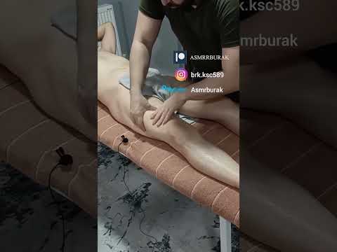 TURKISH MASSAGE THERAPY THAT RELIEVES PAIN IN QUADRICEPS #satisfying #relaxing #asmr #short #massage