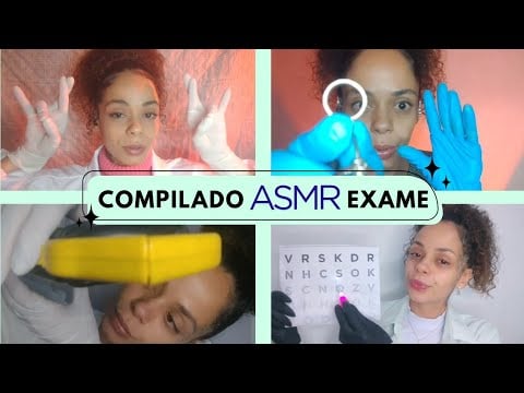 ASMR compilado MELHORES MOMENTOS exame e avaliação cognitiva 🧠 