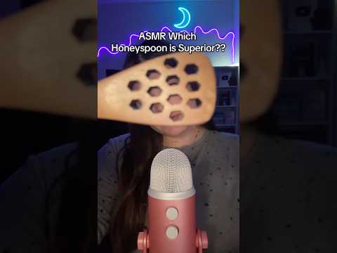 ASMR Which Honeyspoon is Superior? #asmrmouthsounds #asmrwhispering