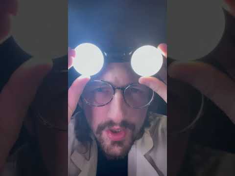 ASMR Forehead Light Experimentation (Shorts Version)