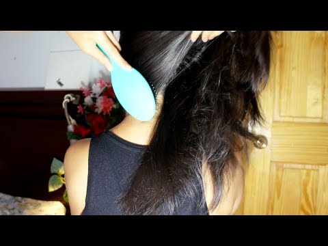 ASMR Hair Brushing, LOTS OF UPWARD BRUSHING + Hair Massage Hair Play (FASTER PACE)