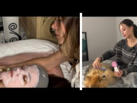 ASMR Spa Day Duo | Relaxing Facial & Massage + Todd’s Doggy Spa Day | Brushing & Sensory Care